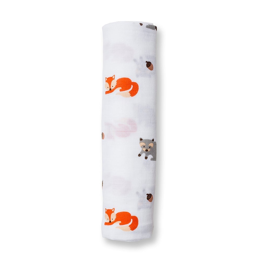 Musselina swaddle forest friends Lulujo