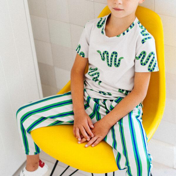 Snakes on grey t-shirt don&