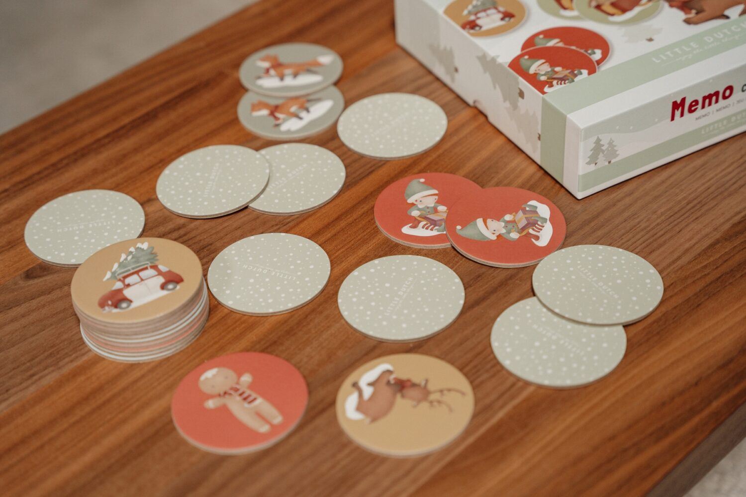 Jogo memo Natal Toys Little Dutch