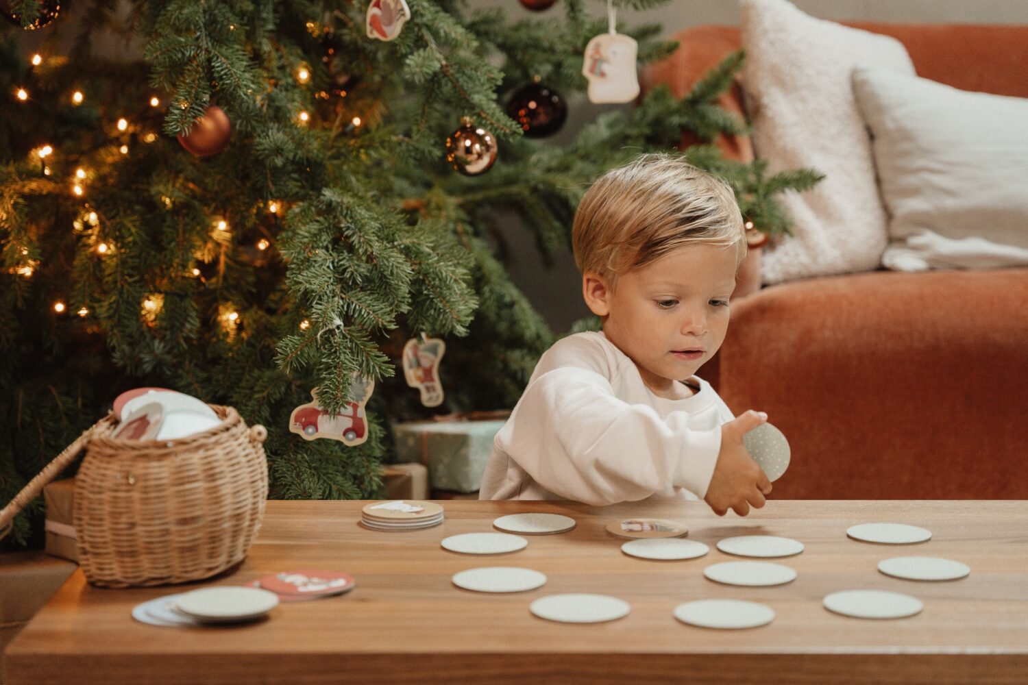 Jogo memo Natal Toys Little Dutch