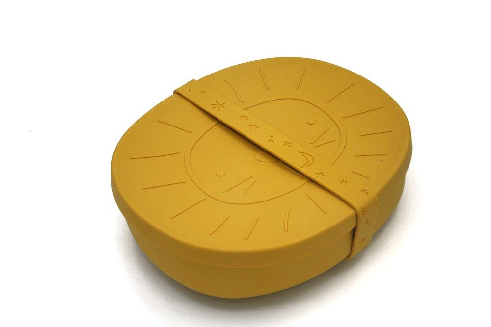 Lunchbox silicone lion mustard Dinnerware the cotton cloud