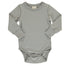 Body manga comprida dusty grey Body Maxomorra