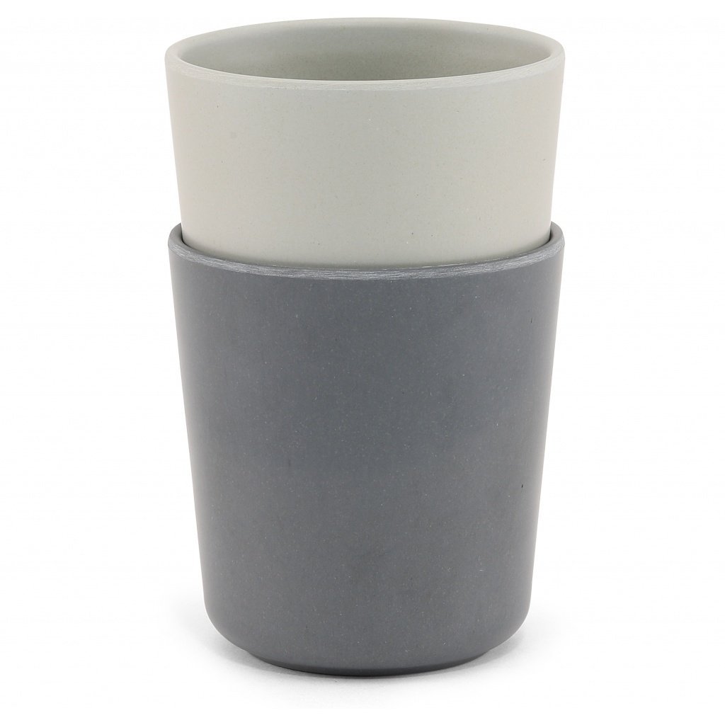 2-pack cup french grey/midnight Konges sløjd Meal Konges sløjd