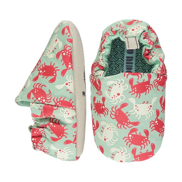 Sapatinhos de aprendizagem mint crabs Baby shoes Poco Nido