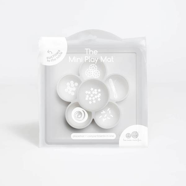 Mini play mat cream ezpz dinnerware ezpz