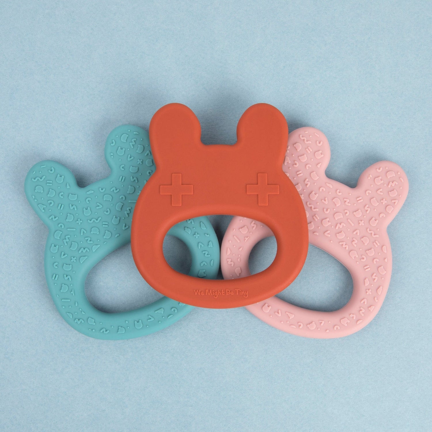 Mordedor silicone bunny rust Pacifiers & Teethers we might be tiny