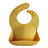 Silicone baby bib mineral yellow mushie bib mushie