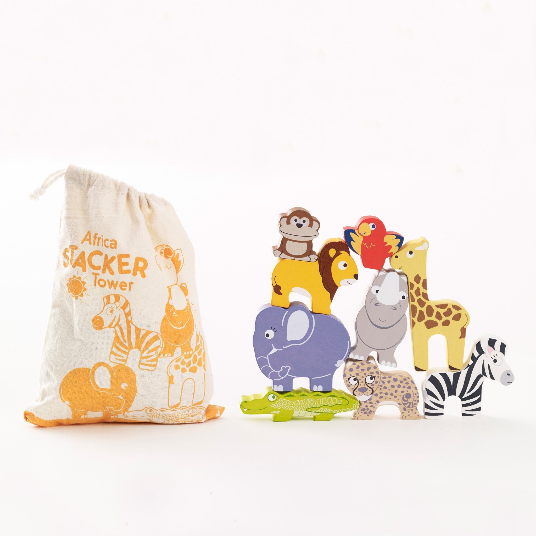 Africa stacker and bag Le Toy Van Toys Le Toy Van