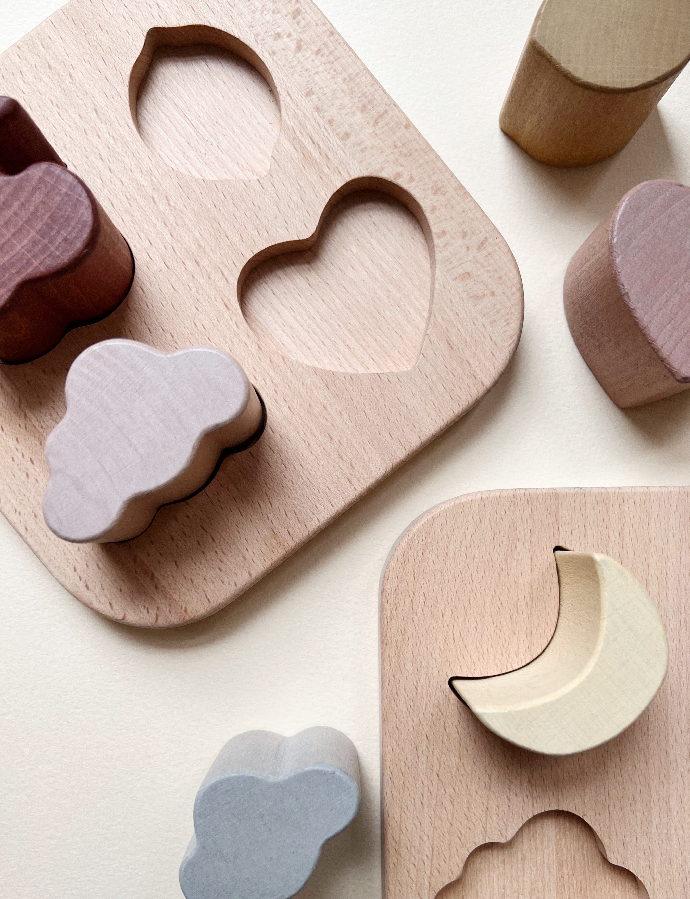 Puzzle madeira coração FSC Babete Konges sløjd