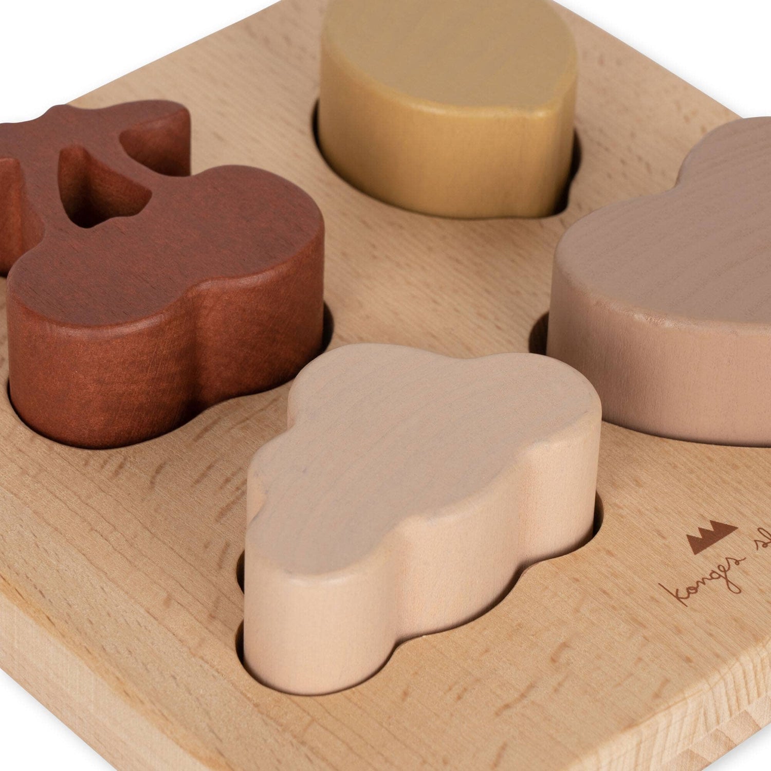 Puzzle madeira coração FSC Babete Konges sløjd