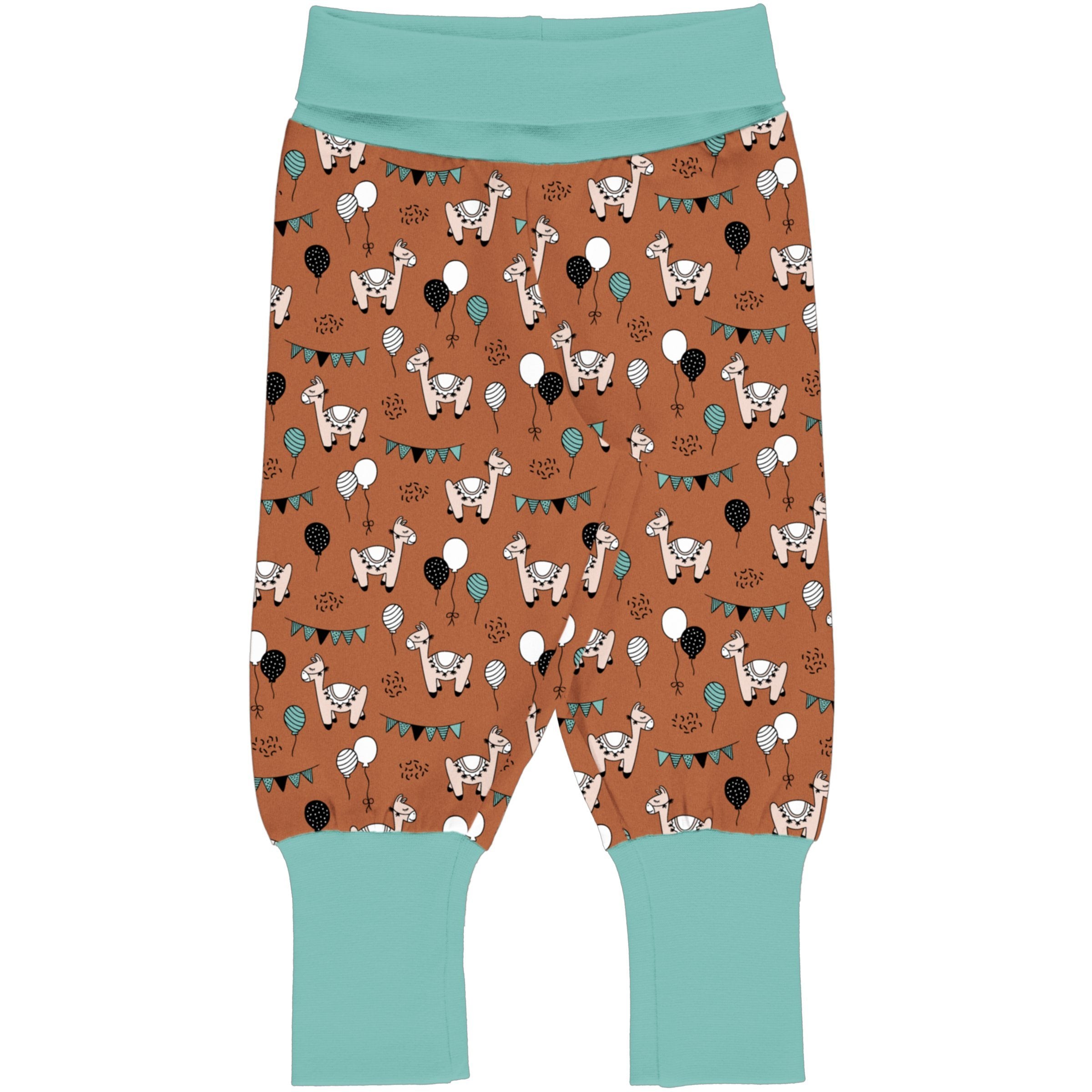 Camel party rib pants Maxomorra Bottoms Maxomorra