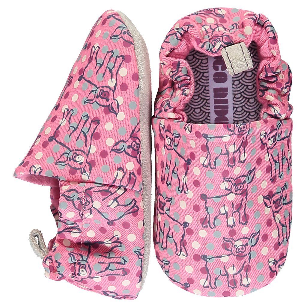 Pigs pink shoes Poco Nido Baby shoes Poco Nido