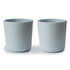 2-pack dinnerware cups powder blue mushie meal mushie