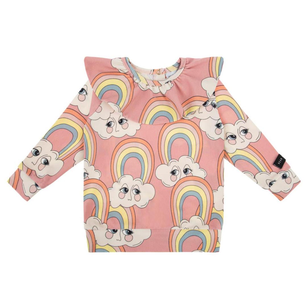 Camisola folho decote rainbow pink Tops Dear Sophie