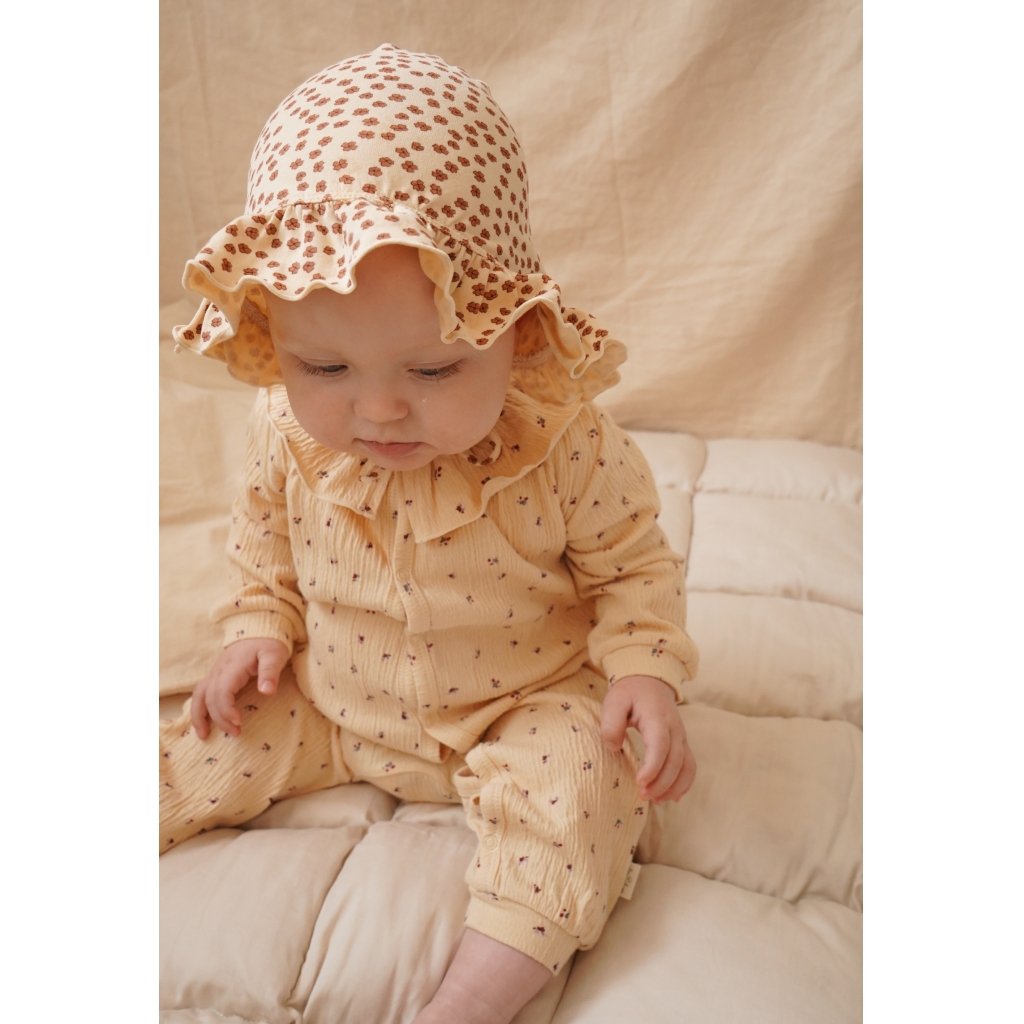 Freya bonnet buttercup rosa Hat Konges sløjd