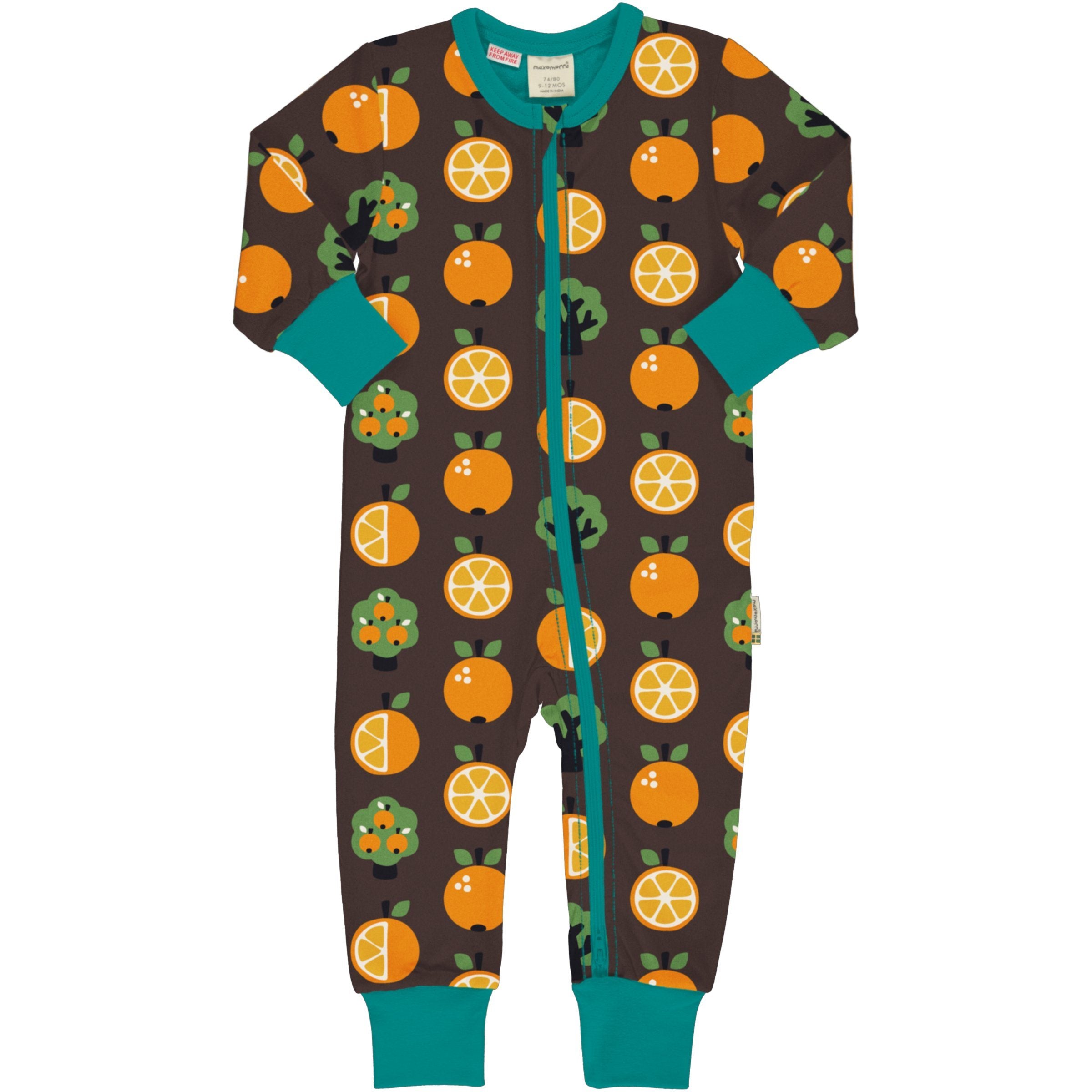 Fatinho c/ fecho orange Playsuit Maxomorra