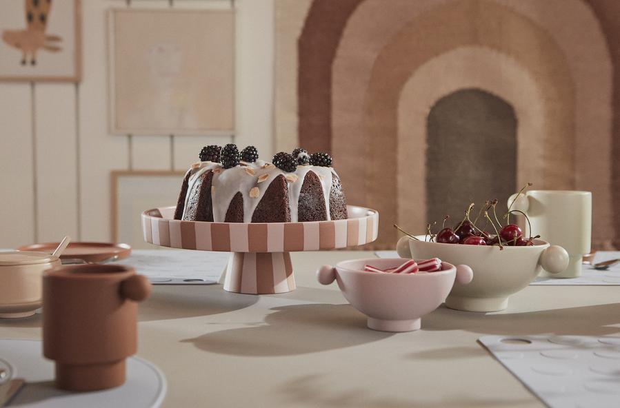 2 taças tiny inka dusty blue/clay Dinnerware OYOY