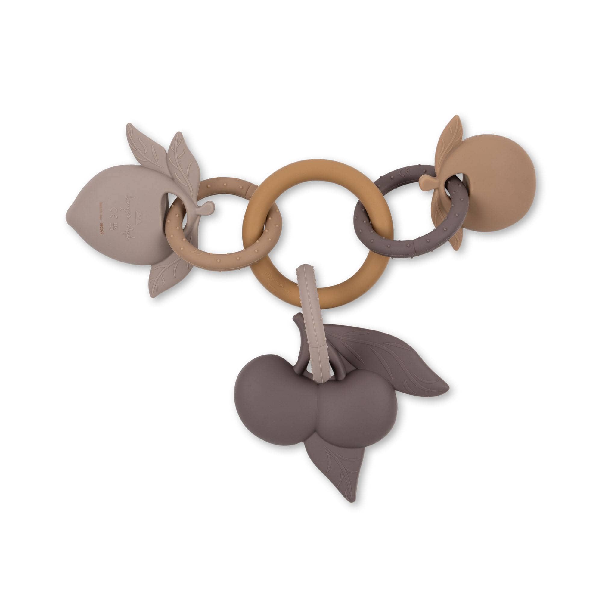 Anel de atividades fruit shell toys Konges sløjd