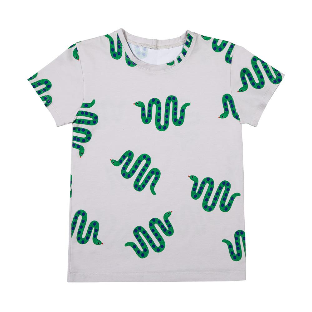 Snakes on grey t-shirt don&