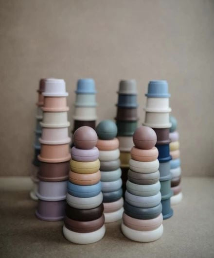 Stacking rings toy (rustic) mushie Toys mushie