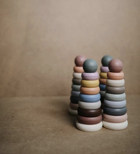 Stacking rings toy (rustic) mushie Toys mushie