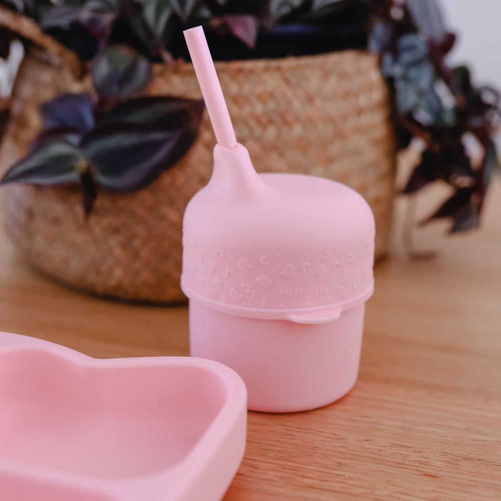 Sippie lid (+mini straw) powder pink Dinnerware we might be tiny