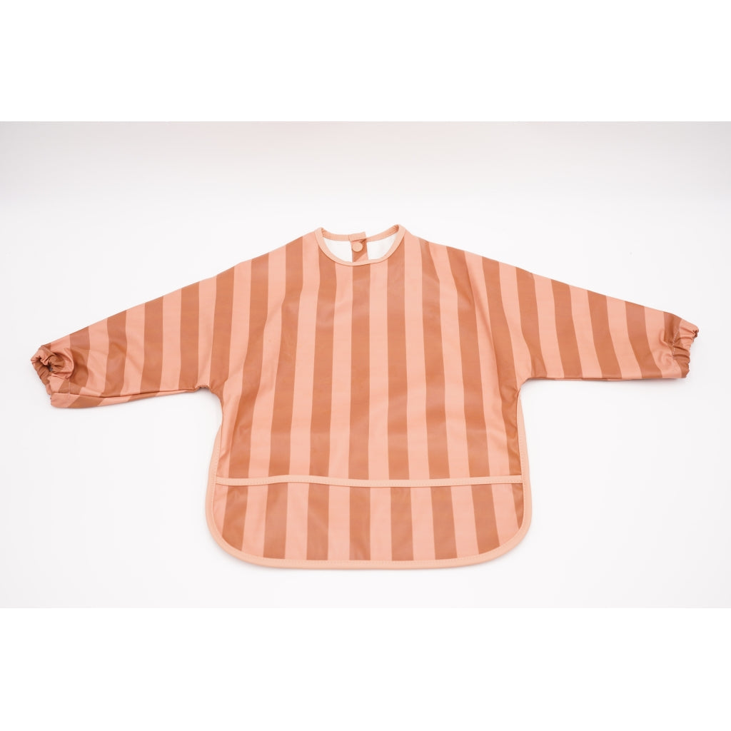 Babete impermeável com mangas riscas sunset + tierra Grech Bibs Grech