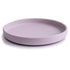 Prato clássico com ventosa lilac meal mushie