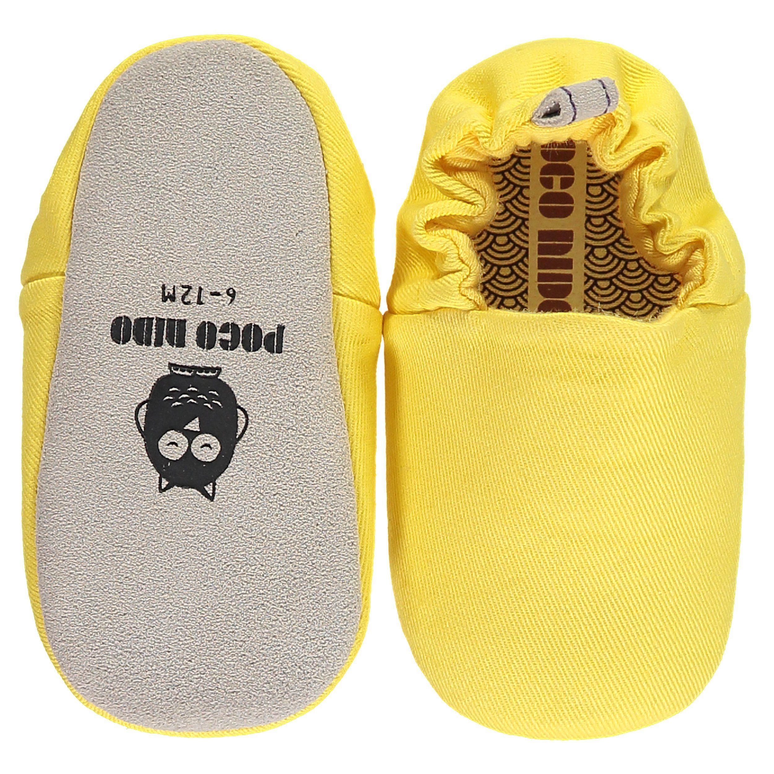 Plain sunshine yellow mini shoes 17-22 Poco Nido Baby shoes Poco Nido