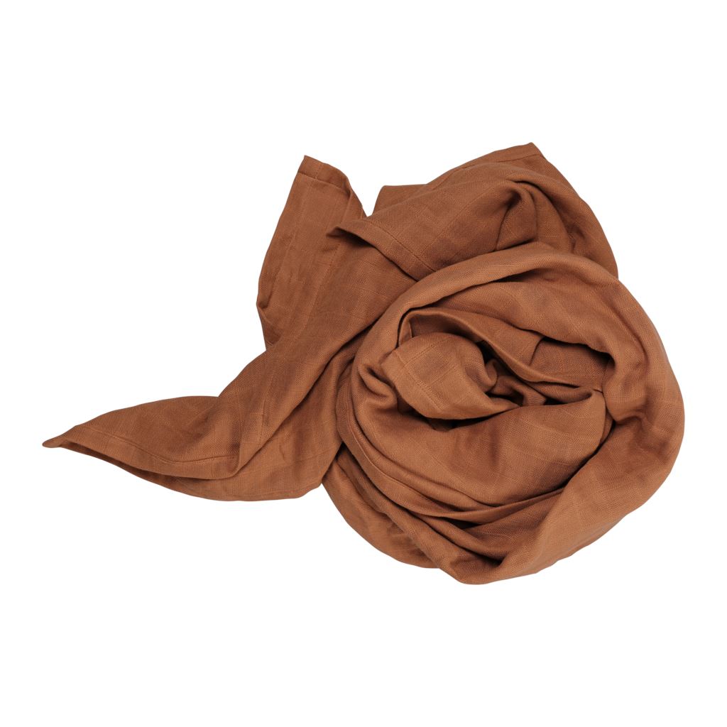 Muslin swaddle cinnamon Fabelab muslin Fabelab