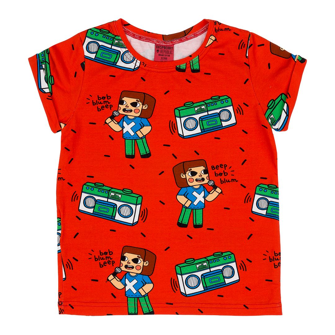 T-shirt brick party Raspberry Republic Tops Raspberry Republic