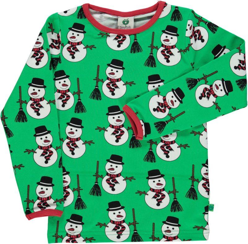 LS top snowman Smafolk Tops Smafolk