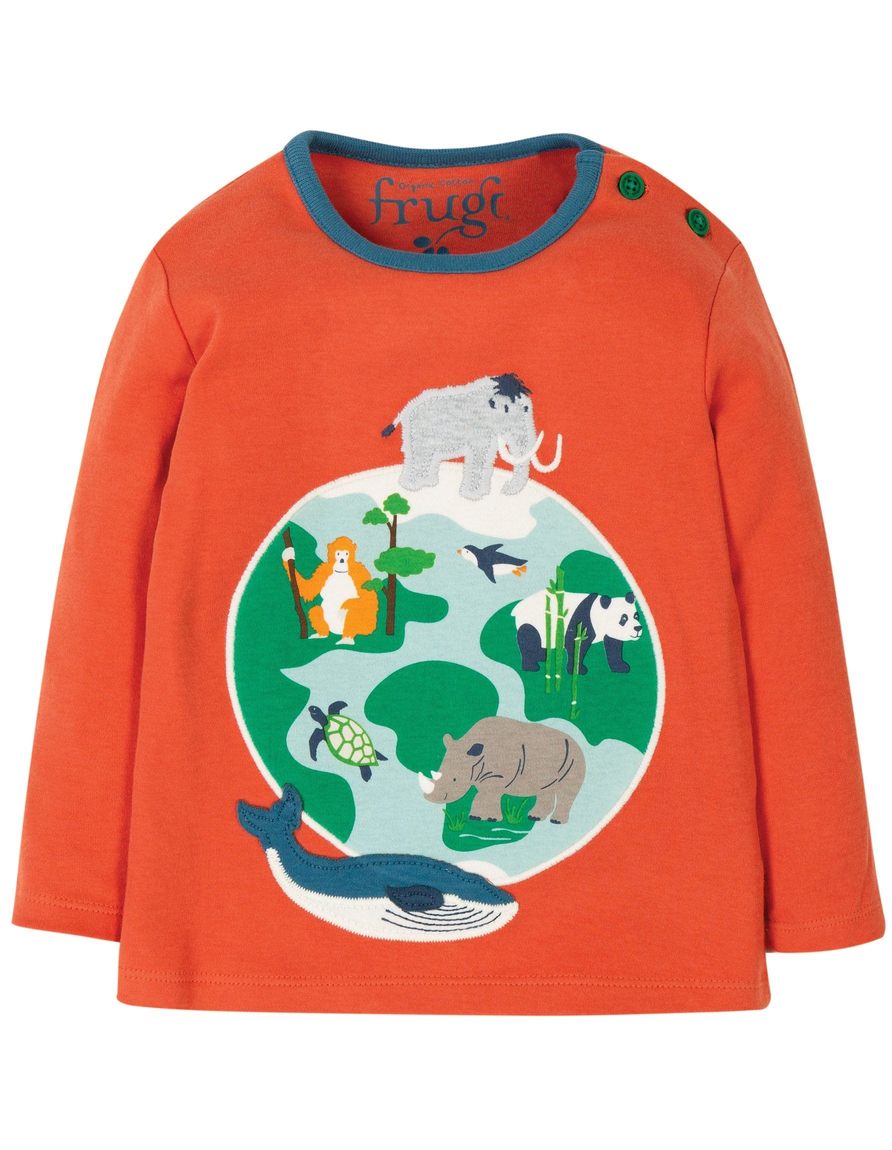 Globe applique LS top Frugi Tops Frugi