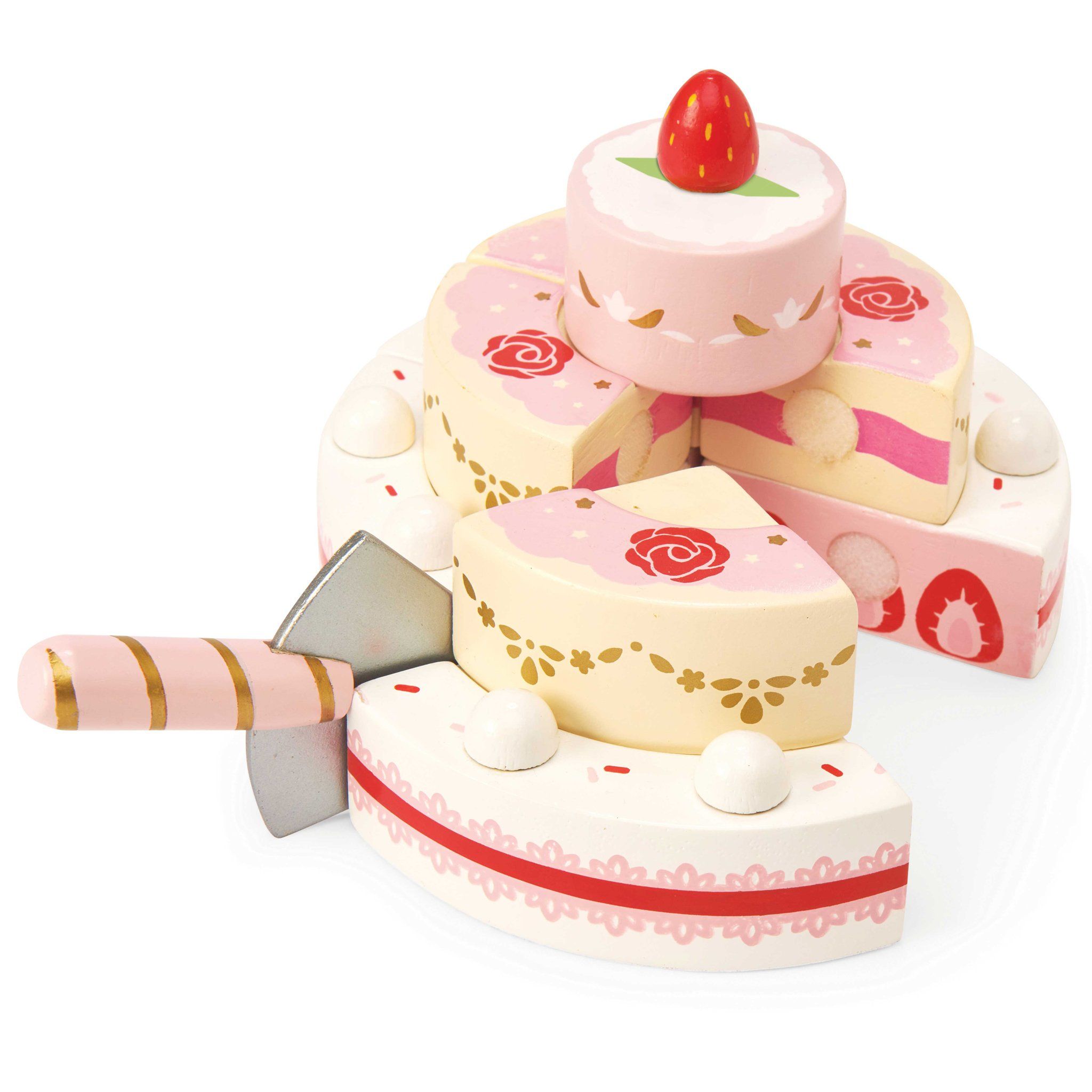 Strawberry wedding cake Le Toy Van Toys Le Toy Van