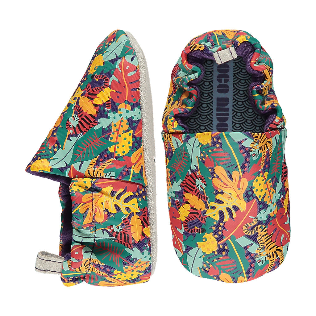 Tiger jungle green shoes Poco Nido Baby shoes Poco Nido