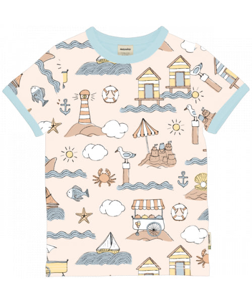 T-shirt salty shore Tops Meyadey