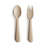 Fork and spoon set vanilla mushie Meal mushie