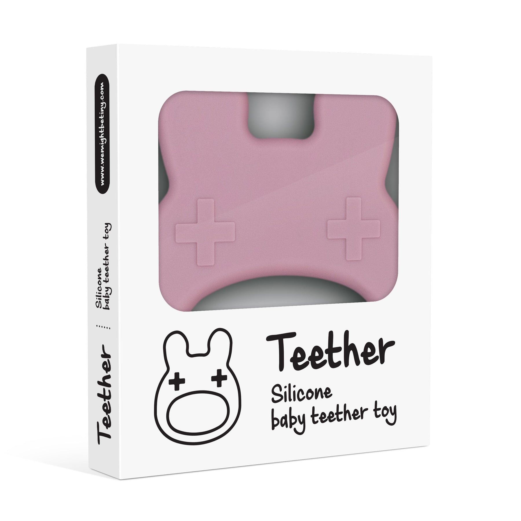 Mordedor silicone bunny dusty rose Pacifiers & Teethers we might be tiny