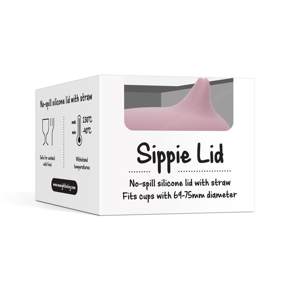 Sippie lid (+mini straw) grey Dinnerware we might be tiny