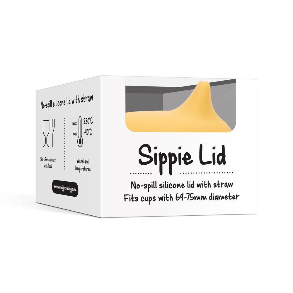 Sippie lid (+mini straw) yellow Dinnerware we might be tiny