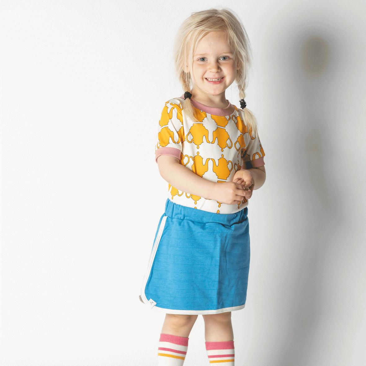 Jenny skirt vallarta blue AlbaBaby Skirt Alba of Denmark