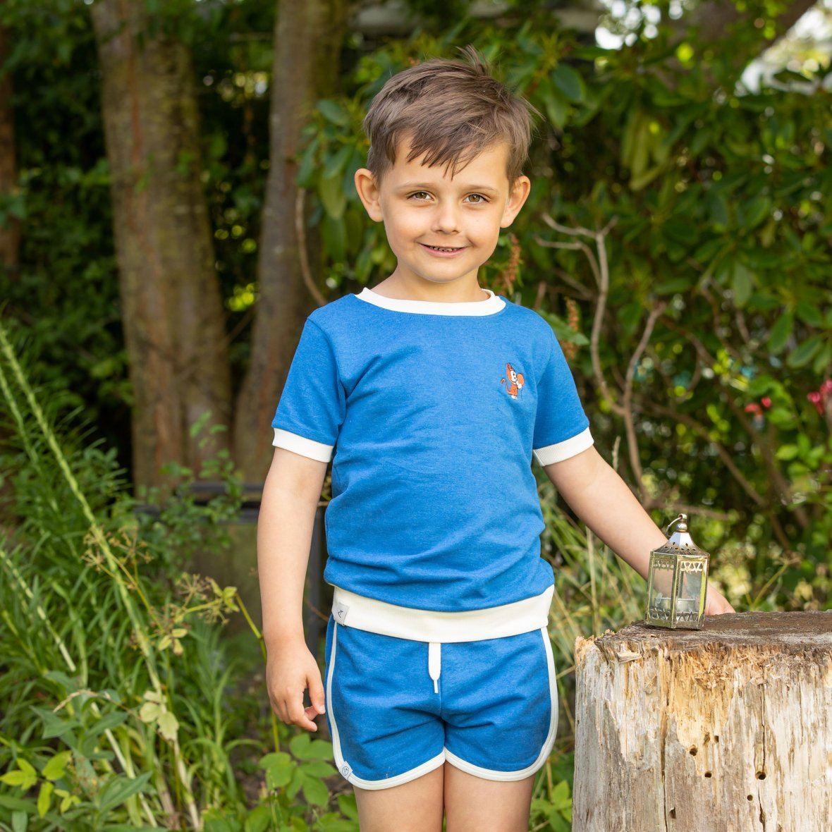 Jasmin shorts snorkel blue AlbaBaby Bottoms Alba of Denmark