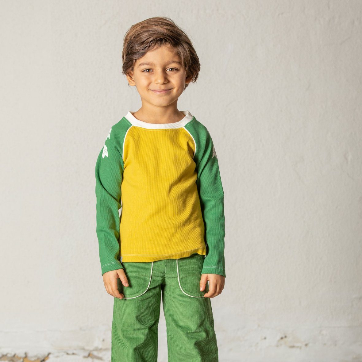 Flower power pants juniper AlbaBaby Pants Alba of Denmark