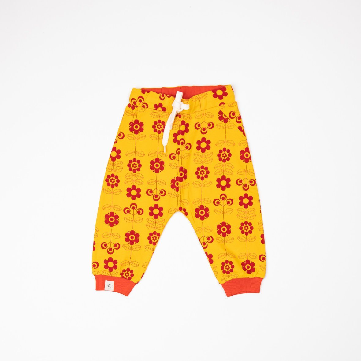 Lucca baby pants old gold fairy tail flowers AlbaBaby Bottoms Alba of Denmark