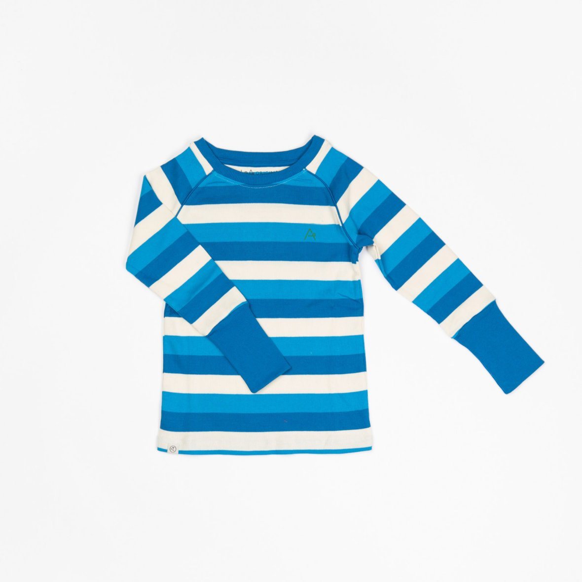 Our favourite rib blouse snorkel blue stripes AlbaBaby Tops Alba of Denmark