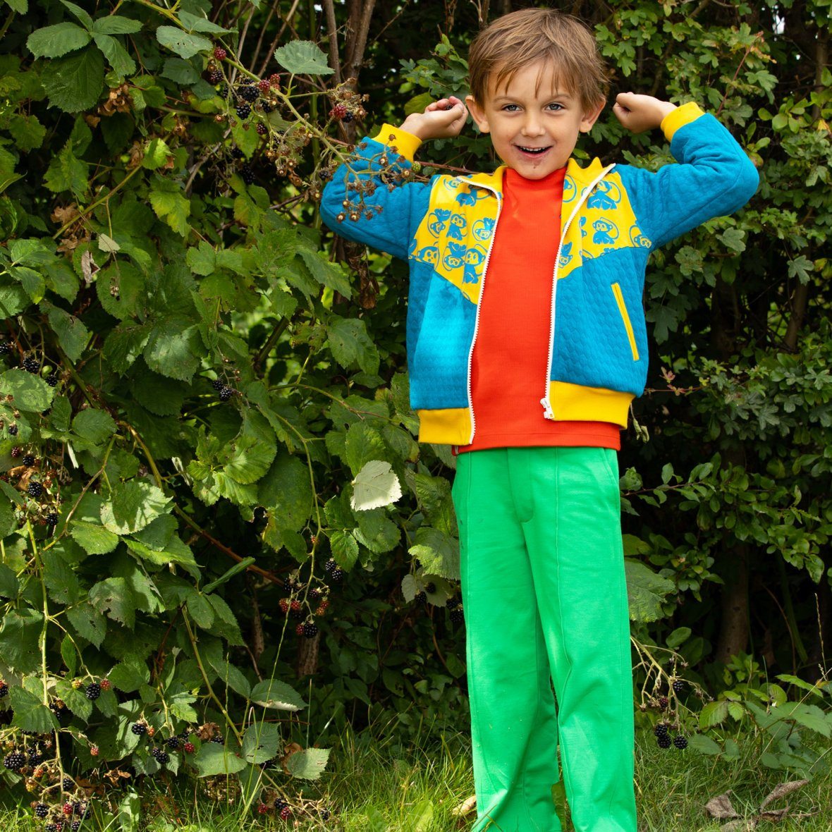 Rock it box pants kelly green AlbaBaby Bottoms Alba of Denmark