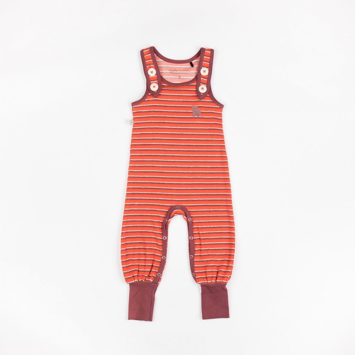 Hedashy crawlers - fiesta striped Dungarees Alba of Denmark