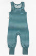 Hedashy crawlers - tapestry striped Dungarees Alba of Denmark