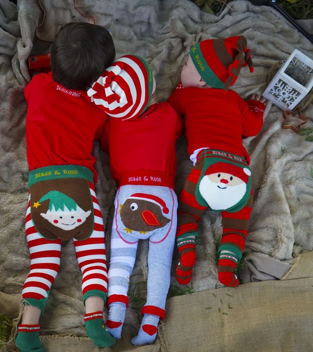 Xmas leggings - Robin & Reindeer Bottoms Blade & Rose