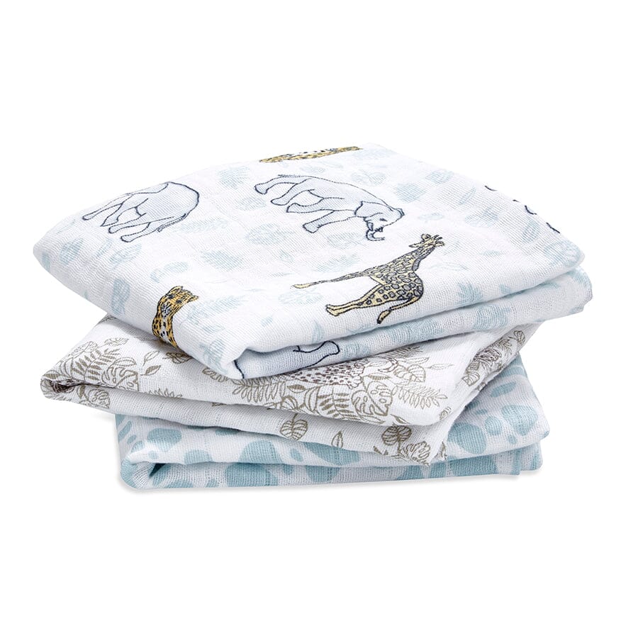 3 musselinas algodão jungle 70 cm Muslin Aden + Anais